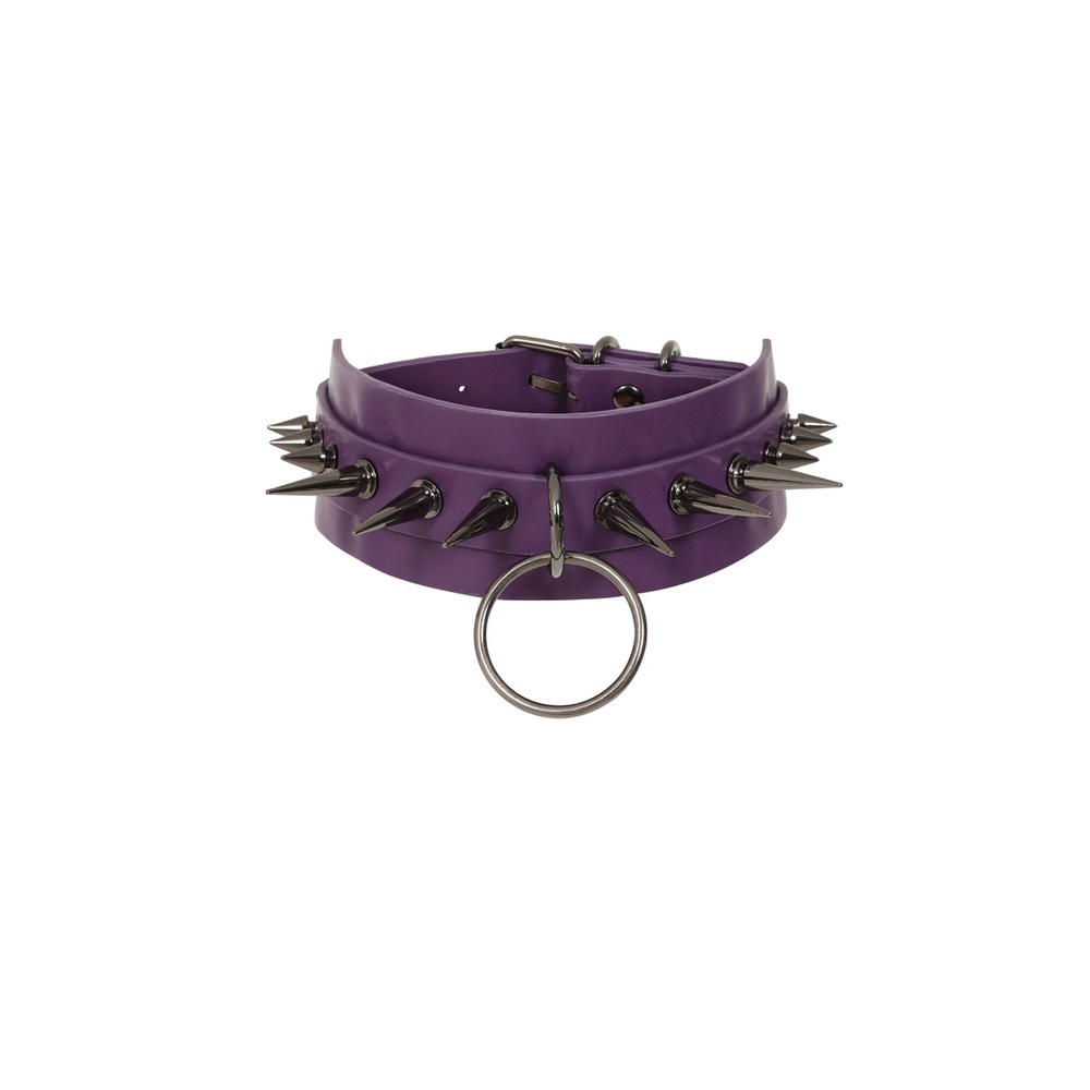 Banned - Violet Vandal ORing Halsband - Lila